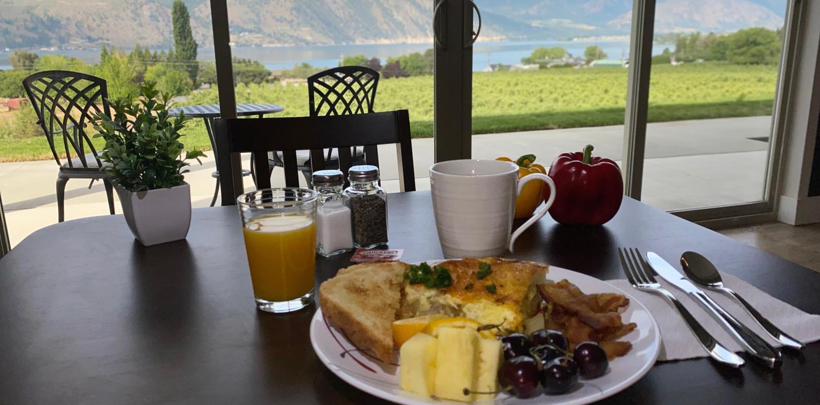 Breakfast Setting with View